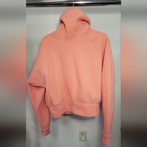 Old Navy Active Cropped Turtle-Neck Sweatshirt